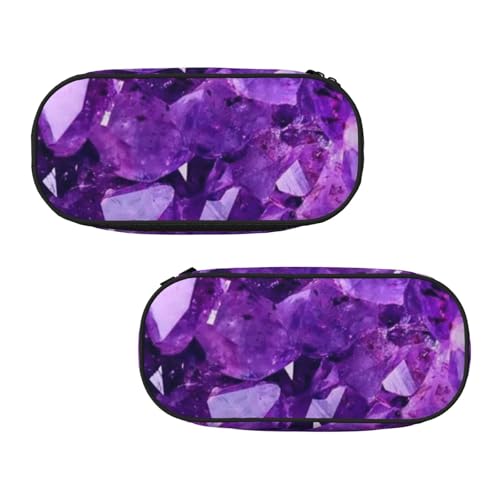 WXWJSHMGC Federmäppchen mit Strasssteinen, groß, mit 3 Fächern, Stifteetui, Kartenhalter, Münzfach, für Jungen, Mädchen, Schule, Schreibwaren von WXWJSHMGC