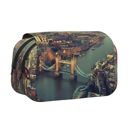 WXWJSHMGC Federmäppchen mit berühmtem Druck, tragbar, doppellagig, für Kinder, Mädchen, Jungen und Erwachsene von WXWJSHMGC