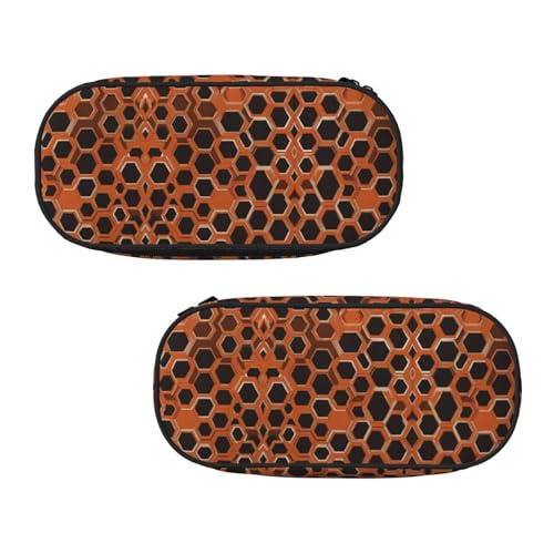 WXWJSHMGC Federmäppchen mit glänzendem Overlook-Aufdruck, große Tasche mit 3 Fächern, Stifteetui, Kartenhalter, Münzhalter für Jungen, Mädchen, Schule, Schreibwaren von WXWJSHMGC