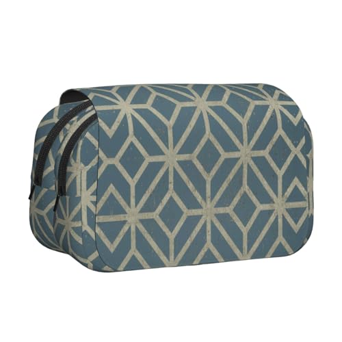 WXWJSHMGC Federmäppchen mit korallenfarbenem Muster, tragbar, doppellagig, für Kinder, Mädchen, Jungen und Erwachsene von WXWJSHMGC