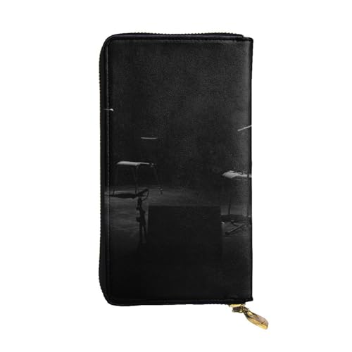 WXWJSHMGC Lange Geldbörse mit tiefem dunklem Aufdruck, Einkaufs-Clutch, PU-Leder, Handtasche für Damen, Herren von WXWJSHMGC