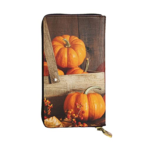 WXWJSHMGC Modische lange Geldbörse mit Farbdruck, Einkaufs-Clutch, PU-Leder, Handtasche für Damen, Herren von WXWJSHMGC