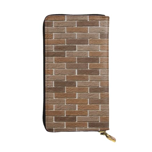 WXWJSHMGC Modische lange Geldbörse mit Wandfliesen-Motiv, Einkaufs-Clutch, PU-Leder, Handtasche für Damen, Herren von WXWJSHMGC