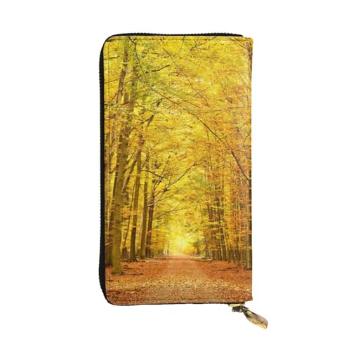 WXWJSHMGC Pathway-Druck, modische lange Geldbörse, Einkaufs-Clutch, PU-Leder, Handtasche für Damen, Herren von WXWJSHMGC