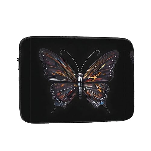 Laptop-Organizer mit Schmetterlingsmotiv, 38,1 cm, perfekt für Business, Freizeit oder Schule, Laptop-Tragetasche von WXXWXD