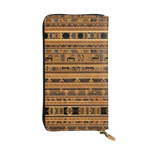 WXXWXD Ägyptische Fresken bedruckte lange Clutch-Brieftasche: leicht, langlebig und bequem für lässige Münzen und Karten WXXWXD Ägyptische Fresken bedruckte lange Clutch-Brieftasche: leicht, langlebig und bequem für lässige Münzen und Karten von WXXWXD