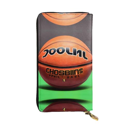 WXXWXD Basketball-Hintergrund bedruckte lange Clutch-Brieftasche: leicht, langlebig und bequem für lässige Münzen und Karten WXXWXD Basketball-Hintergrund bedruckte lange Clutch-Brieftasche: leicht, langlebig und bequem für lässige Münzen und Karten von WXXWXD