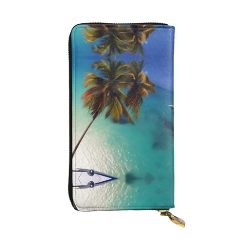 WXXWXD Beach Coconut Sunshine Printed Long Clutch Wallet: lightweight, durable, and comfortable for Casual Coins and Cards WXXWXD Beach Coconut Sunshine Printed Long Clutch Wallet: lightweight, durable, and comfortable for Casual Coins and Cards von WXXWXD