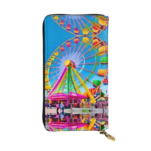 WXXWXD Corlorful Park Bedruckte lange Clutch-Brieftasche: leicht, langlebig und bequem für lässige Münzen und Karten WXXWXD Corlorful Park Bedruckte lange Clutch-Brieftasche: leicht, langlebig und bequem für lässige Münzen und Karten von WXXWXD