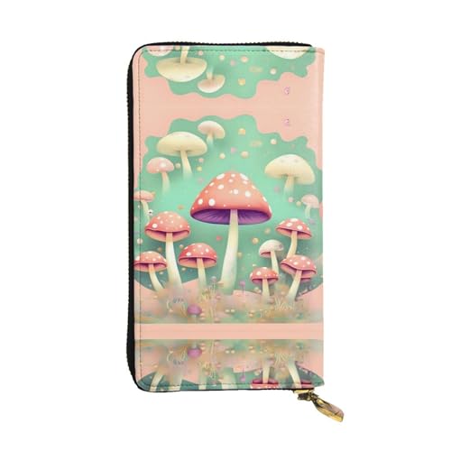 WXXWXD Dream Mushroom Printed Long Clutch Wallet: lightweight, durable, and comfortable for Casual Coins and Cards von WXXWXD