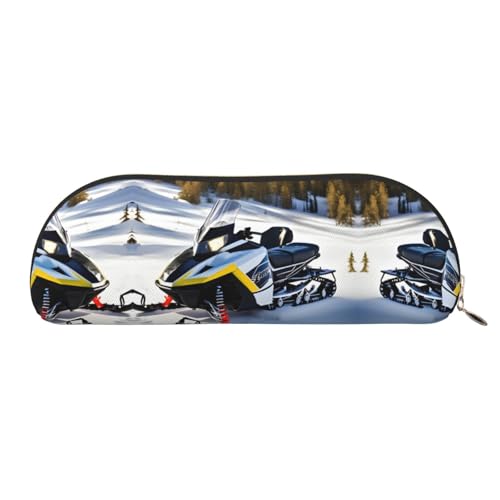 WXXWXD Fortschrittliches tragbares Federmäppchen mit Schneemobil für unterwegs, ideal für das Büro von WXXWXD