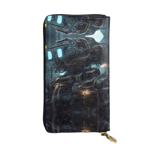 WXXWXD Future Robot Printed Long Clutch Wallet: lightweight, durable, and comfortable for Casual Coins and Cards von WXXWXD