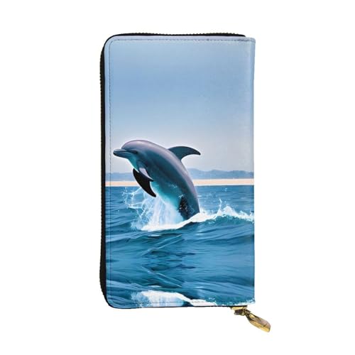 WXXWXD Jumping Up Delphins Printed Long Clutch Wallet: Lightweight, Durable, and Comfortable for Casual Coins and Cards WXXWXD Jumping Up Delphins Printed Long Clutch Wallet: Lightweight, Durable, and Comfortable for Casual Coins and Cards von WXXWXD