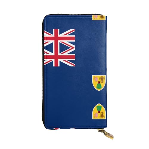 WXXWXD Lange Clutch mit Flagge der Türken- und Caicosinseln: leicht, langlebig und bequem für lässige Münzen und Karten WXXWXD Lange Clutch mit Flagge der Türken- und Caicosinseln: leicht, langlebig und bequem für lässige Münzen und Karten von WXXWXD