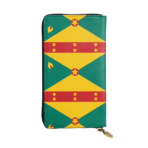 WXXWXD Lange Clutch mit Flagge von Grenada: leicht, langlebig und bequem für lässige Münzen und Karten WXXWXD Lange Clutch mit Flagge von Grenada: leicht, langlebig und bequem für lässige Münzen und Karten von WXXWXD