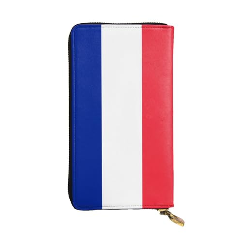 WXXWXD Lange Clutch mit französischer Flagge: leicht, langlebig und bequem für lässige Münzen und Karten WXXWXD Lange Clutch mit französischer Flagge: leicht, langlebig und bequem für lässige Münzen und Karten von WXXWXD