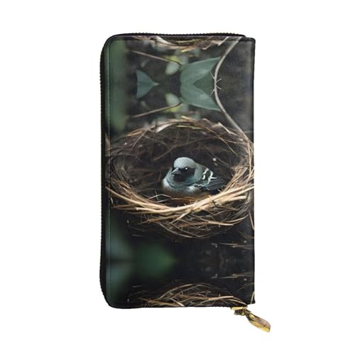 WXXWXD Little Bird Nest Printed Long Clutch Wallet: lightweight, durable, and comfortable for Casual Coins and Cards WXXWXD Little Bird Nest Printed Long Clutch Wallet: lightweight, durable, and comfortable for Casual Coins and Cards von WXXWXD
