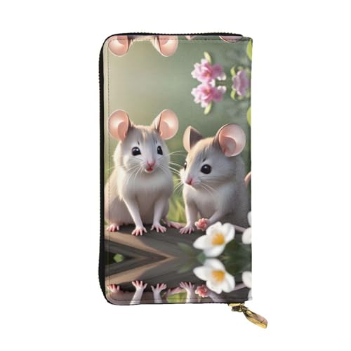 WXXWXD Maus in Love bedruckte lange Clutch-Brieftasche: leicht, langlebig und bequem für lässige Münzen und Karten WXXWXD Maus in Love bedruckte lange Clutch-Brieftasche: leicht, langlebig und bequem für lässige Münzen und Karten von WXXWXD