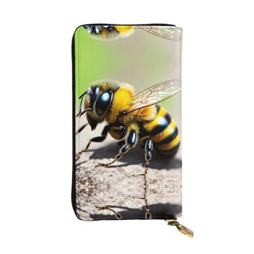 WXXWXD Niedliche kleine Biene bedruckte lange Clutch-Brieftasche: leicht, langlebig und bequem für lässige Münzen und Karten WXXWXD Niedliche kleine Biene bedruckte lange Clutch-Brieftasche: leicht, langlebig und bequem für lässige Münzen und Karten von WXXWXD
