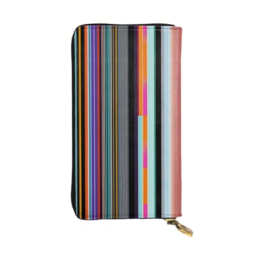 WXXWXD Unregelmäßige vertikale Linien bedruckte lange Clutch-Brieftasche: leicht, langlebig und bequem für lässige Münzen und Karten WXXWXD Unregelmäßige vertikale Linien bedruckte lange Clutch-Brieftasche: leicht, langlebig und bequem für lässige Münzen und Karten von WXXWXD