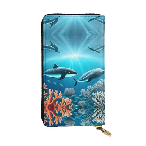 WXXWXD Whales under the sea Printed Long Clutch Wallet: lightweight, durable, and comfortable for Casual Coins and Cards WXXWXD Whales under the sea Printed Long Clutch Wallet: lightweight, durable, and comfortable for Casual Coins and Cards von WXXWXD