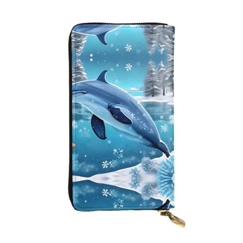 WXXWXD Winter the Dolphin Printed Long Clutch Wallet: Lightweight, Durable, and Comfortable for Casual Coins and Cards WXXWXD Winter the Dolphin Printed Long Clutch Wallet: Lightweight, Durable, and Comfortable for Casual Coins and Cards von WXXWXD