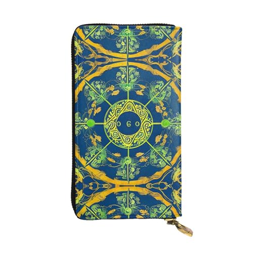 WXXWXD Yin Yang Totem bedruckte lange Clutch-Brieftasche: leicht, langlebig und bequem für lässige Münzen und Karten WXXWXD Yin Yang Totem bedruckte lange Clutch-Brieftasche: leicht, langlebig und bequem für lässige Münzen und Karten von WXXWXD