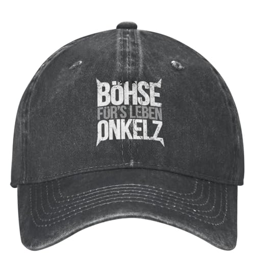 Baseballmütze Unisex Bohse Onkelz Rock Deutsche Musik Mode Paar Frauen Hip Hop Hüte Sonnenblenden Outdoor Sport Geschenk Mode Geschenke von WXXXMEI