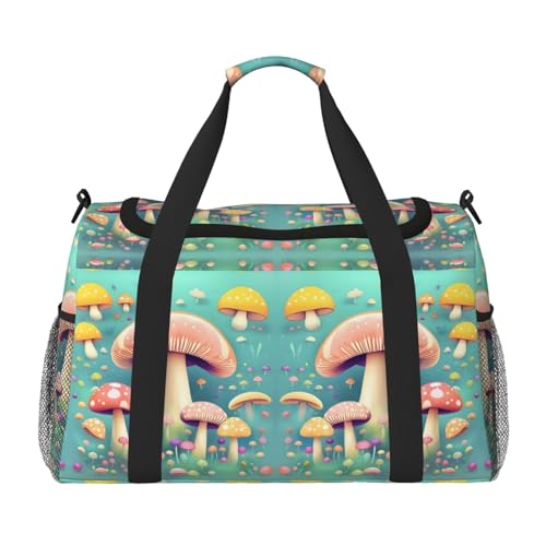 Hübsche kleine Pilze. Es ist eine handgehaltene Umhängetasche mit großem Fassungsvermögen und multifunktional, ein Muss für Outdoor-Reisen von WXZYFP