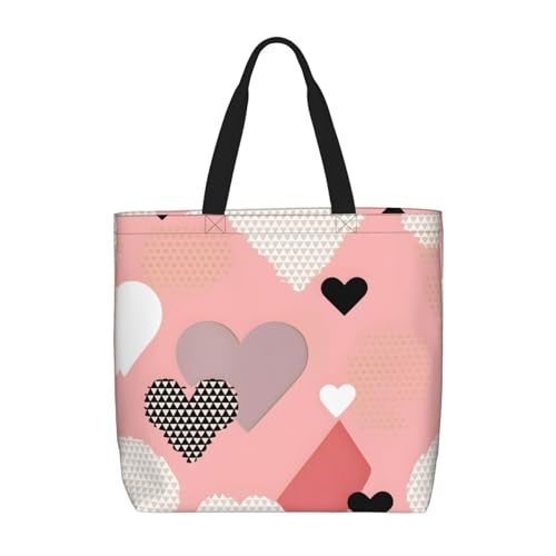 WXZYFP Abstrakte Liebestabelle. Es ist eine praktische One-Shoulder-Tasche, geeignet zum Einkaufen, Reisen und für den täglichen Gebrauch. von WXZYFP