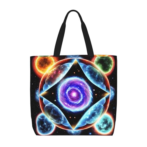 WXZYFP Cosmic Stars Es ist eine praktische One-Shoulder-Tasche, geeignet zum Einkaufen, Reisen und für den täglichen Gebrauch. von WXZYFP