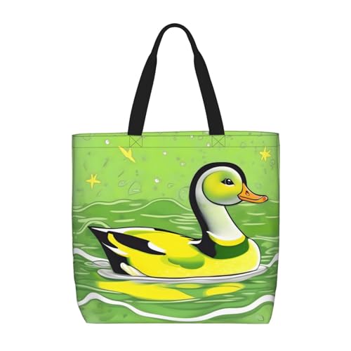 WXZYFP Green Duck Es ist eine praktische Umhängetasche mit einer Schultertasche, geeignet zum Einkaufen, Reisen und für den täglichen Gebrauch. von WXZYFP