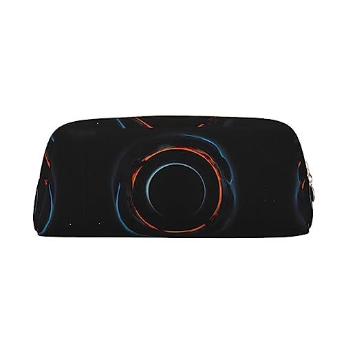 WXZYFP Mysterious Cosmic Black Holes. Das Federmäppchen besteht aus gekreuztem Leder (PVC), Futter aus 100 % Polyester und Vollsiebdruck von WXZYFP