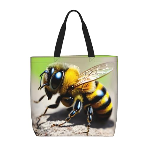 WXZYFP Niedliche kleine Biene. Es ist eine praktische One-Shoulder-Tasche, geeignet zum Einkaufen, Reisen und für den täglichen Gebrauch. von WXZYFP