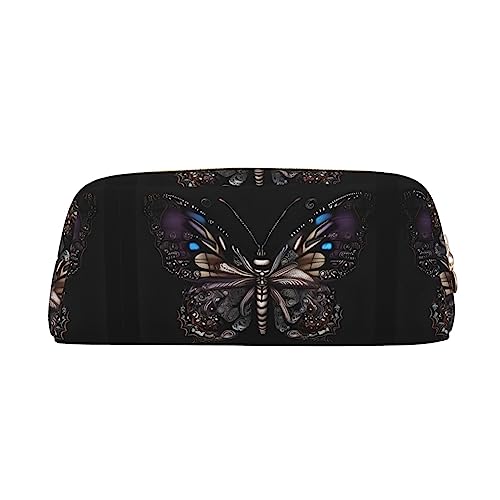 WXZYFP Science Butterfly. Das Federmäppchen besteht aus quernarbigem Leder (PVC), Futter aus 100 % Polyester und Vollsiebdruck von WXZYFP