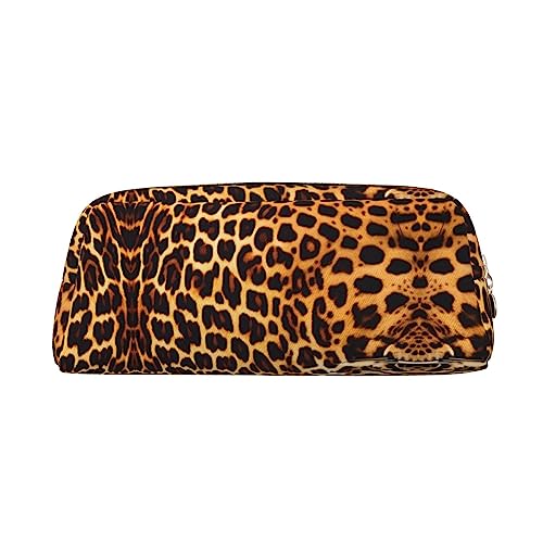 WXZYFP Streifen auf Leoparden. Das Federmäppchen besteht aus quernarbigem Leder (PVC), Futter aus 100 % Polyester und Vollsiebdruck von WXZYFP
