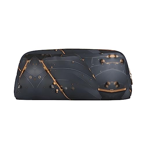 WXZYFP Verzauberte Pflanzenblätter. Das Federmäppchen besteht aus gekreuztem Leder (PVC), Futter aus 100 % Polyester und Vollsiebdruck von WXZYFP