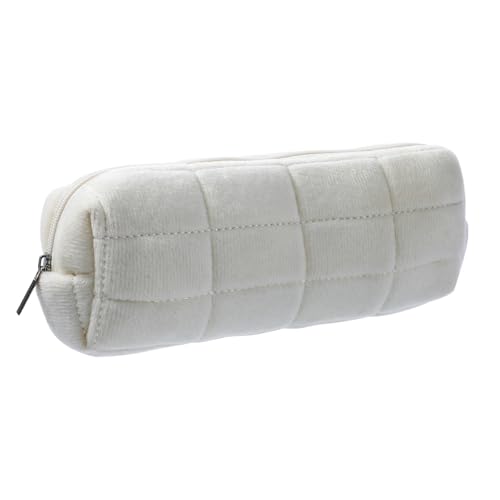 Niedlich Kosmetiktasche Kleines Plüsch-Federmäppchen Plüsch Schminktasche Reise-Make-up-Tasche Strapazierfähig Asthetisch Organizer Trendig Büro Schreibwaren Aufbewahrungstaschen von WY LIGHTING LEVEL