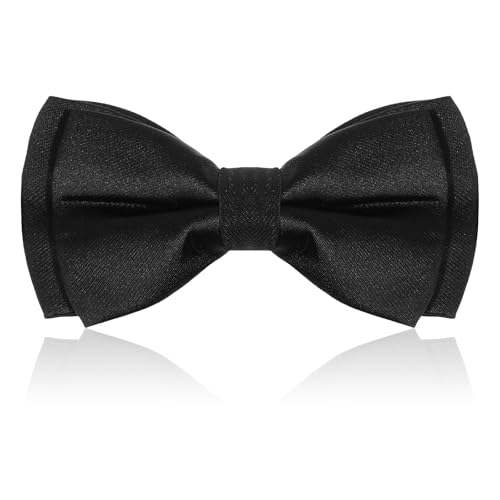 WY LIGHTING LEVEL Fliege Im Pre Tie Stil Klassische Herren Fliege für Formelle Hochzeitsveranstaltungen Solide Vintage Smoking Fliege für Erwachsene Und Kinder von WY LIGHTING LEVEL