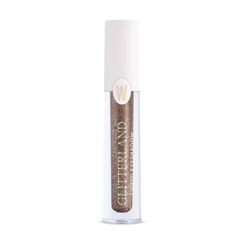 WYCON Cosmetics GLITTERLAND Flüssiger Glitzer-Lidschatten mit Schimmer-Effekt für einen strahlenden und intensiven Augen-Look - 04 AMBER von WYCON cosmetics