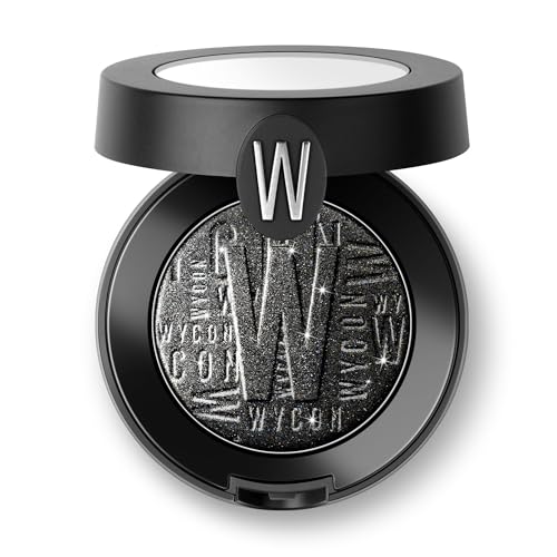 WYCON cosmetics VISIONARY EYESHADOW Lidschatten Spiegeleffekt Finish "wet shine" 12 Sparkle Black von WYCON cosmetics