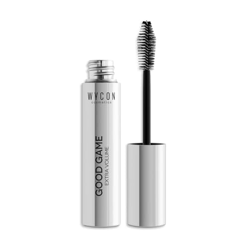 WYCON cosmetics Good Game Mascara Mascara mit Volumen, lange Haltbarkeit, bis zu 24 Stunden, Schwarz von WYCON cosmetics