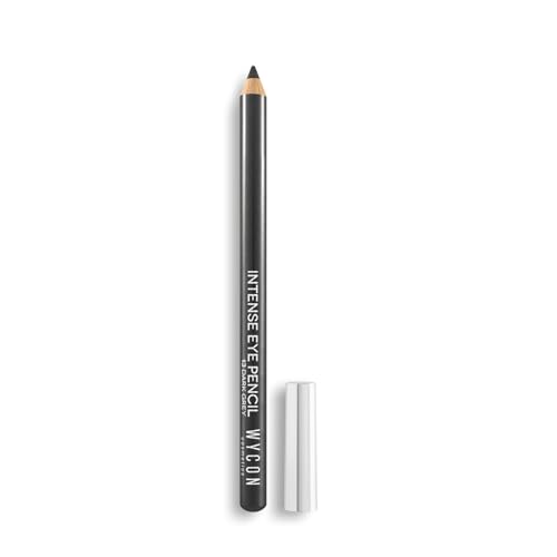 WYCON cosmetics INTENSE EYE PENCIL Eyeliner aus Holz in den Farben matt und satiniert, 13 dunkelgrau von WYCON cosmetics