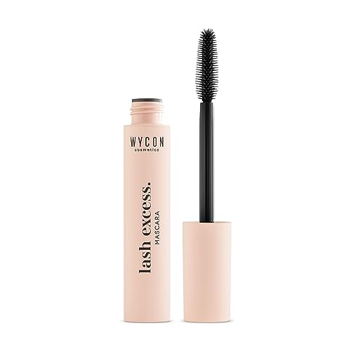 WYCON cosmetics LASH EXCESS Mascara Extra Schwarz Sofort-Volumen-Effekt Oversize-Applikator von WYCON cosmetics