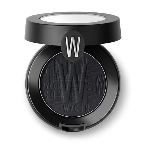 WYCON cosmetics LAST CRUSH MONO MATT EYESHADOW Lidschatten Pulver ultra-pigmentiert mit Finish matt 16 BLACK FUME' von WYCON cosmetics