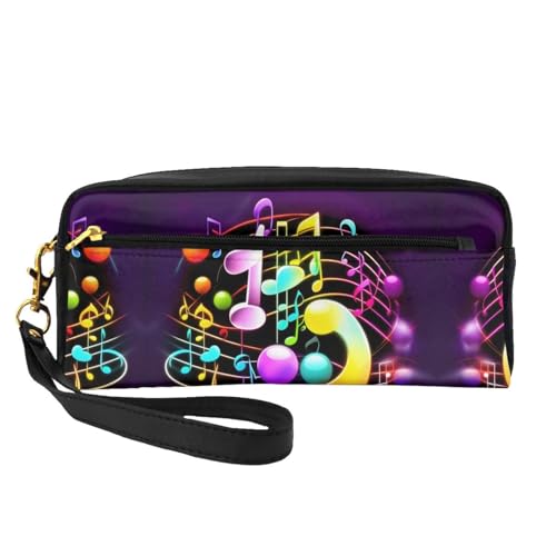 Bunte kleine Kosmetiktasche mit Musiknoten, tragbar, niedlich, Reise-Make-up-Tasche für Damen, Make-up-Pinsel-Organizer-Tasche, Schwarz , Einheitsgröße, Kosmetiktasche Bunte kleine Kosmetiktasche mit Musiknoten, tragbar, niedlich, Reise-Make-up-Tasche für Damen, Make-up-Pinsel-Organizer-Tasche, Schwarz , Einheitsgröße, Kosmetiktasche von WYCZHY