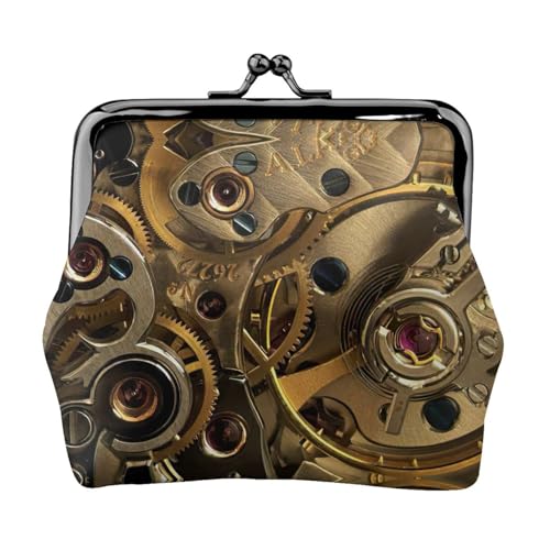 Coole Steampunk-Ausrüstung, minimalistisch, leicht, für Schule und Arbeit, Pendler, Schwarz , Einheitsgröße, Münztasche von WYCZHY