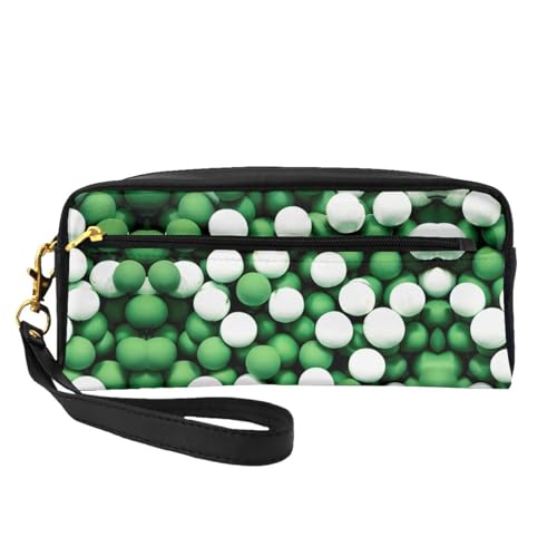 Kleine Kosmetiktasche, tragbar, niedlich, Reise-Make-up-Tasche für Damen, Make-up-Pinsel-Organizer-Tasche, Weiß / Grün, Schwarz , Einheitsgröße, Kosmetiktasche Kleine Kosmetiktasche, tragbar, niedlich, Reise-Make-up-Tasche für Damen, Make-up-Pinsel-Organizer-Tasche, Weiß / Grün, Schwarz , Einheitsgröße, Kosmetiktasche von WYCZHY