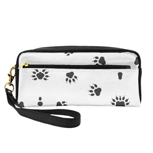 Kleine Kosmetiktasche mit Bärentatzen-Motiv, tragbar, niedlich, Reise-Make-up-Tasche für Damen, Make-up-Pinsel-Organizer-Tasche, Schwarz , Einheitsgröße, Kosmetiktasche Kleine Kosmetiktasche mit Bärentatzen-Motiv, tragbar, niedlich, Reise-Make-up-Tasche für Damen, Make-up-Pinsel-Organizer-Tasche, Schwarz , Einheitsgröße, Kosmetiktasche von WYCZHY