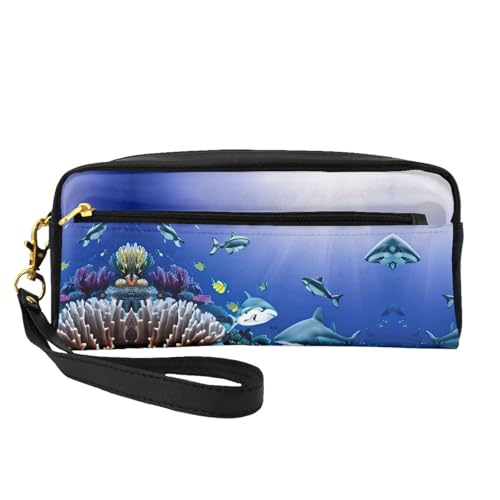 Kleine Kosmetiktasche mit Hai-Motiv, tragbar, niedlich, Reise-Make-up-Tasche für Damen, Make-up-Pinsel-Organizer-Tasche, Schwarz , Einheitsgröße, Kosmetiktasche Kleine Kosmetiktasche mit Hai-Motiv, tragbar, niedlich, Reise-Make-up-Tasche für Damen, Make-up-Pinsel-Organizer-Tasche, Schwarz , Einheitsgröße, Kosmetiktasche von WYCZHY